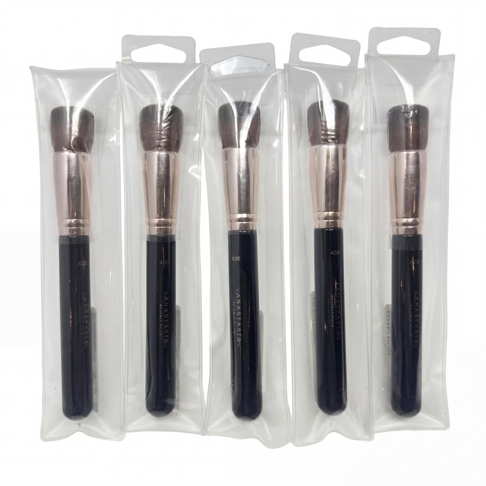 5x Anastasia Of Beverly Hills A30 Pro Domed Kabuki Makeup Brush Professional NEW